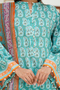 Zellbury | Unstitched 3 Piece Lawn | Shirt Shalwar Dupatta - 1721 - by - Libasekhas UK - Registered Vendor of : Zellbury Women - 100% Original Designer Dresss