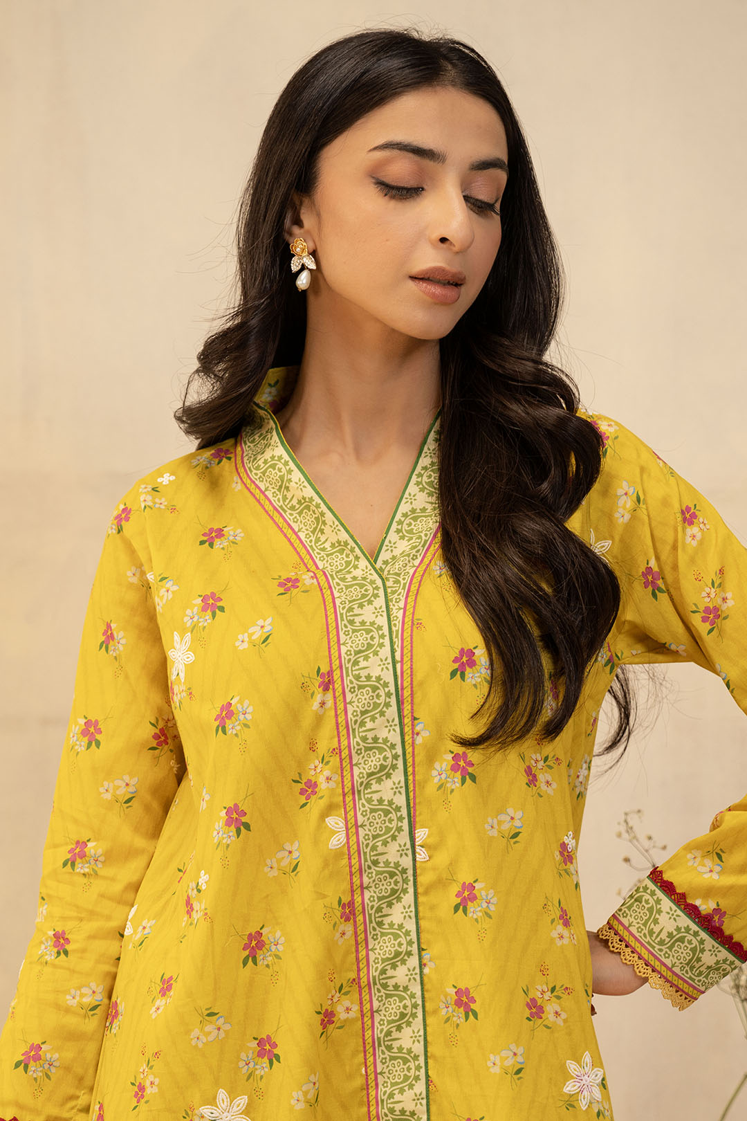 Zellbury | Unstitched 2 Piece Lawn | Embroidered Shirt Shalwar - 0098 - by - Libasekhas UK - Registered Vendor of : Zellbury Women - 100% Original Designer Dresss