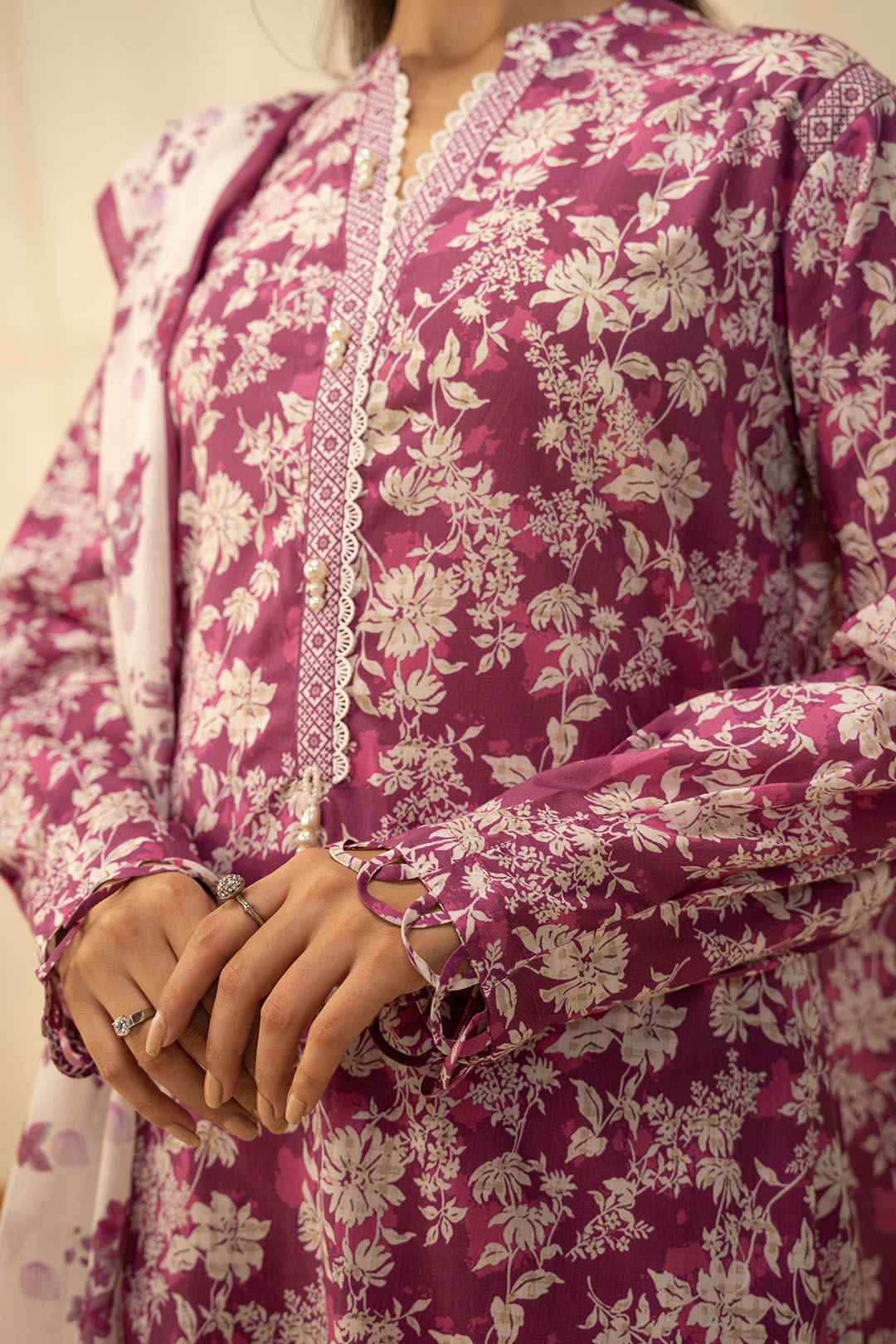 Zellbury | Unstitched 2 Piece Lawn | Shirt Dupatta - 0005 - by - Libasekhas UK - Registered Vendor of : Zellbury Women - 100% Original Designer Dresss