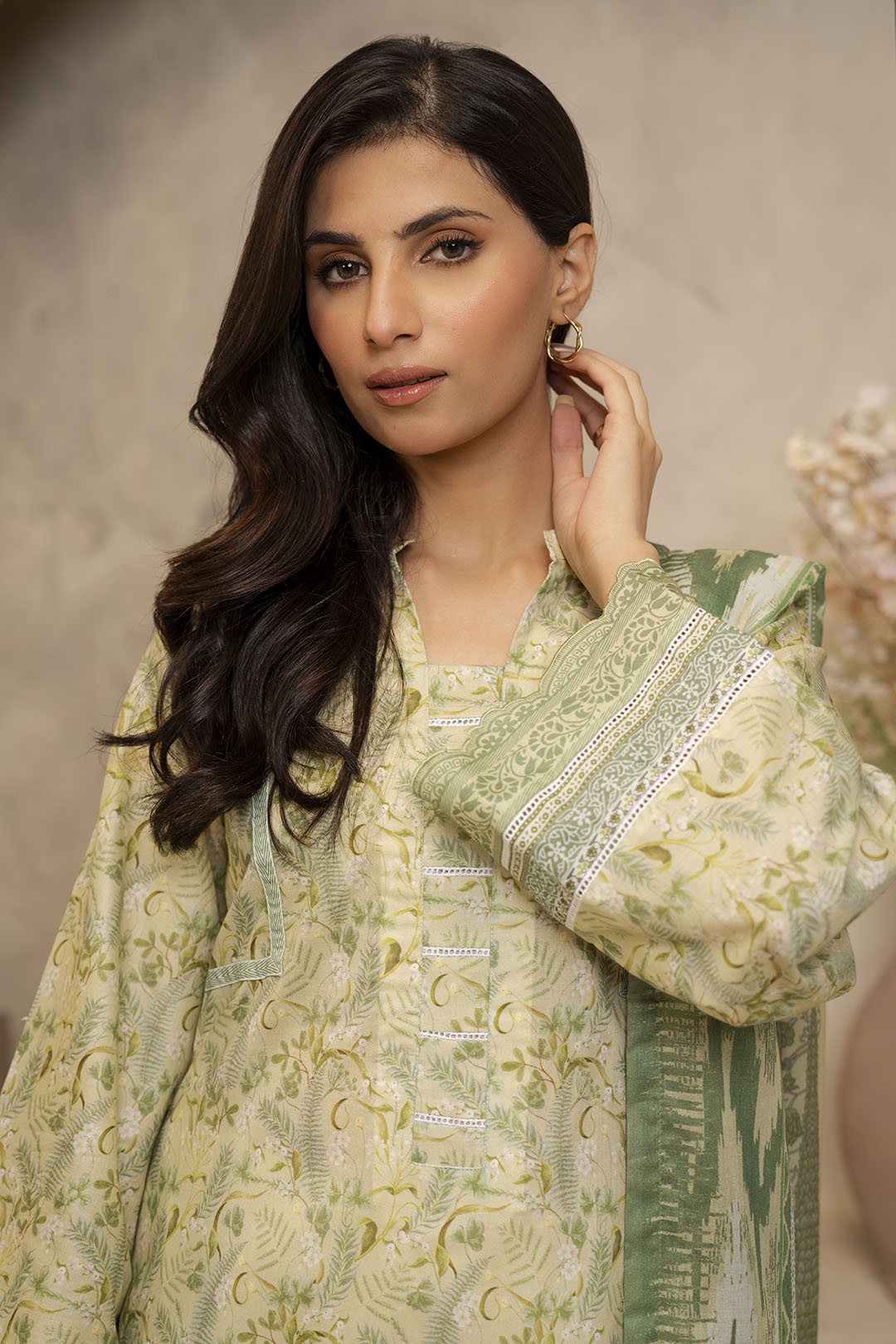Zellbury | Unstitched 2 Piece Lawn | Shirt Dupatta - 0006 - by - Libasekhas UK - Registered Vendor of : Zellbury Women - 100% Original Designer Dresss