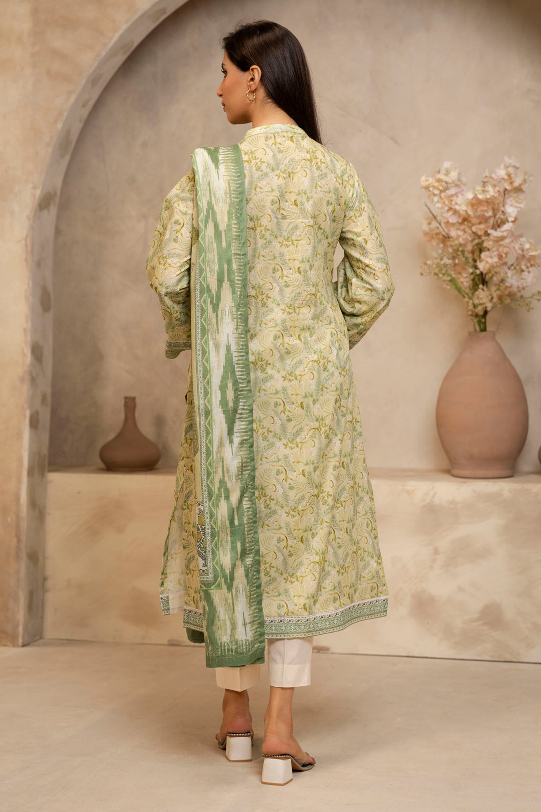 Zellbury | Unstitched 2 Piece Lawn | Shirt Dupatta - 0006 - by - Libasekhas UK - Registered Vendor of : Zellbury Women - 100% Original Designer Dresss