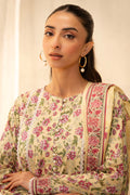 Zellbury | Unstitched 2 Piece Lawn | Shirt Dupatta - 0009 - by - Libasekhas UK - Registered Vendor of : Zellbury Women - 100% Original Designer Dresss