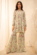 Zellbury | Unstitched 2 Piece Lawn | Shirt Shalwar - 0012 - by - Libasekhas UK - Registered Vendor of : Zellbury Women - 100% Original Designer Dresss