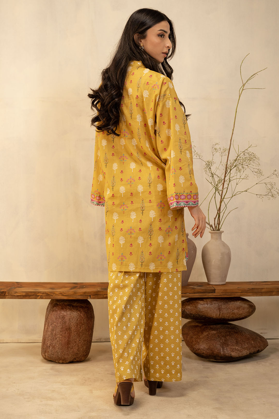 Zellbury | Unstitched 2 Piece Lawn | Shirt Shalwar - 0019 - by - Libasekhas UK - Registered Vendor of : Zellbury Women - 100% Original Designer Dresss