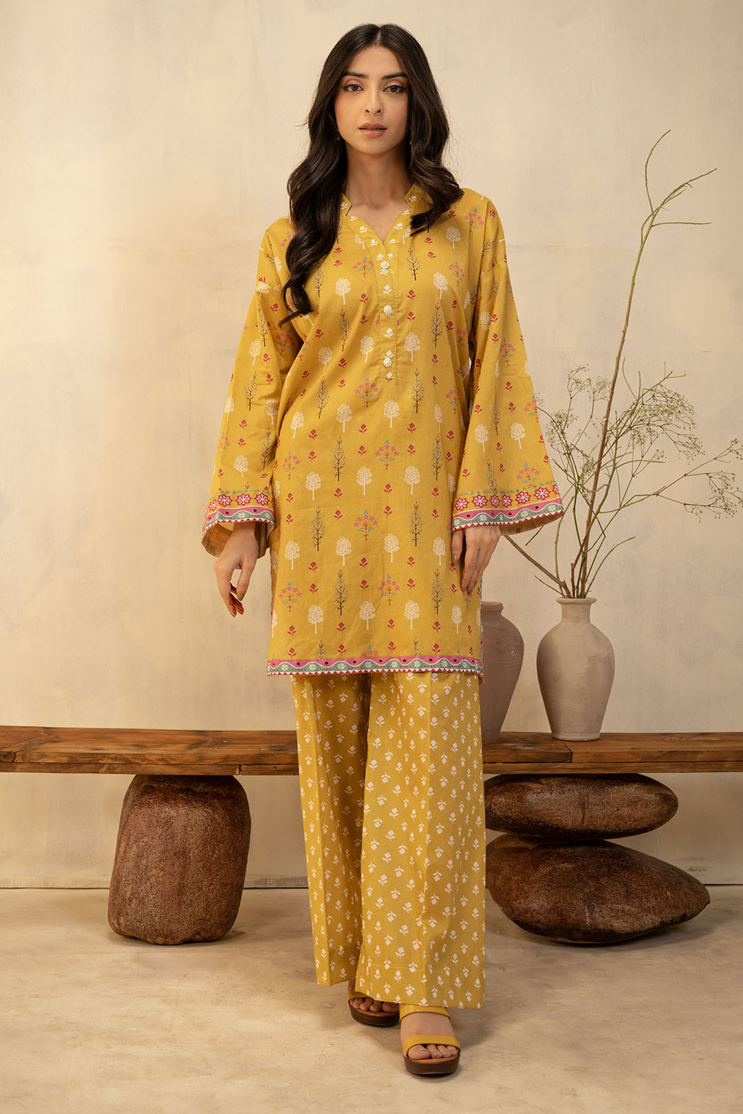 Zellbury | Unstitched 2 Piece Lawn | Shirt Shalwar - 0019 - by - Libasekhas UK - Registered Vendor of : Zellbury Women - 100% Original Designer Dresss
