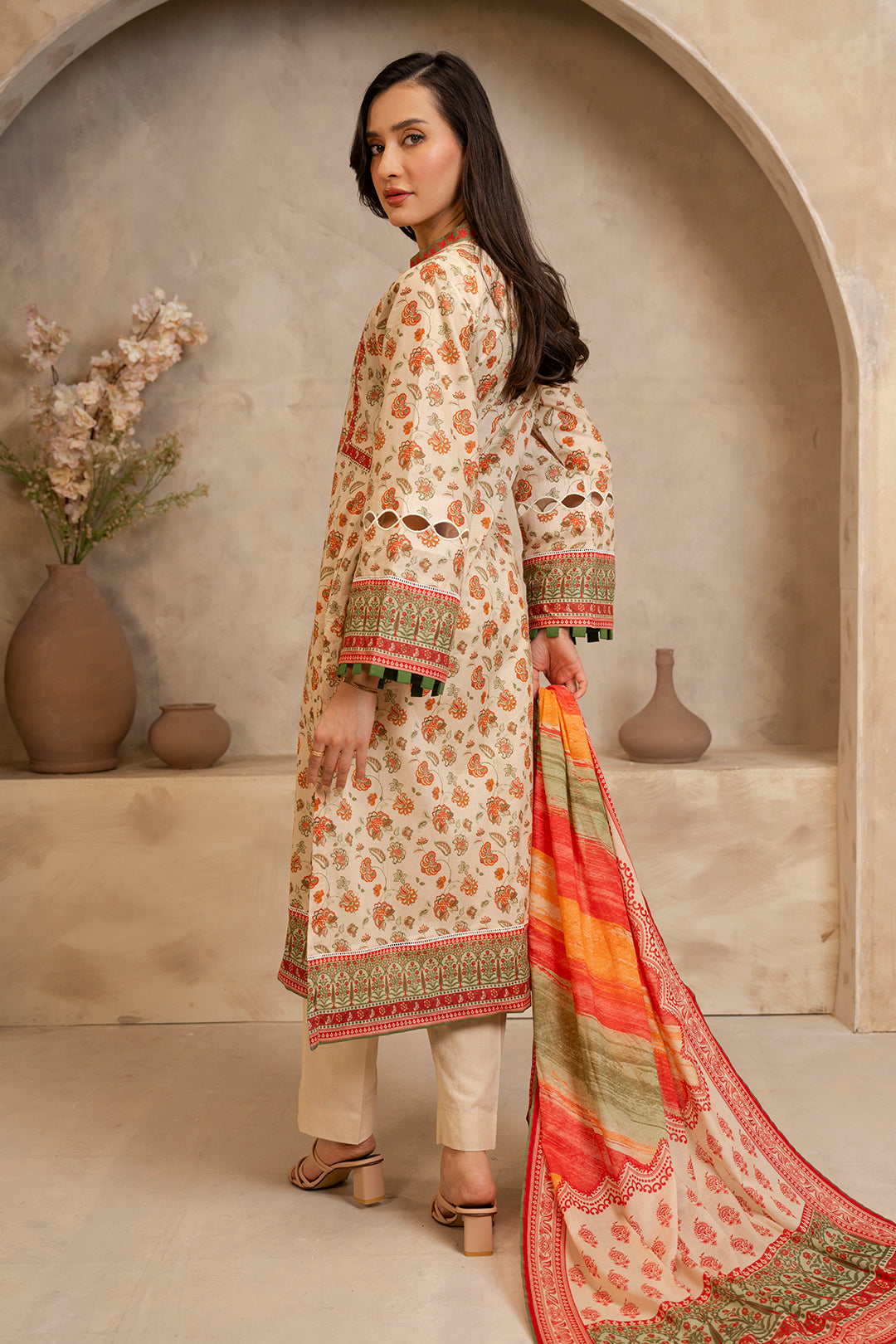 Zellbury | Unstitched 2 Piece Lawn | Shirt Dupatta - 0086 - by - Libasekhas UK - Registered Vendor of : Zellbury Women - 100% Original Designer Dresss
