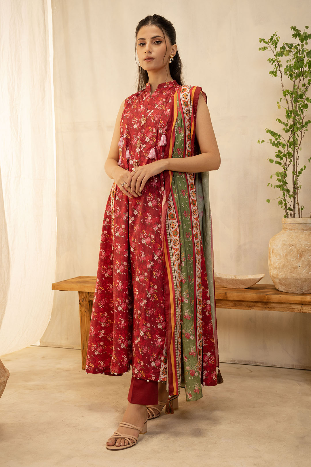 Zellbury | Unstitched 2 Piece Lawn | Shirt Dupatta - 0087 - by - Libasekhas UK - Registered Vendor of : Zellbury Women - 100% Original Designer Dresss