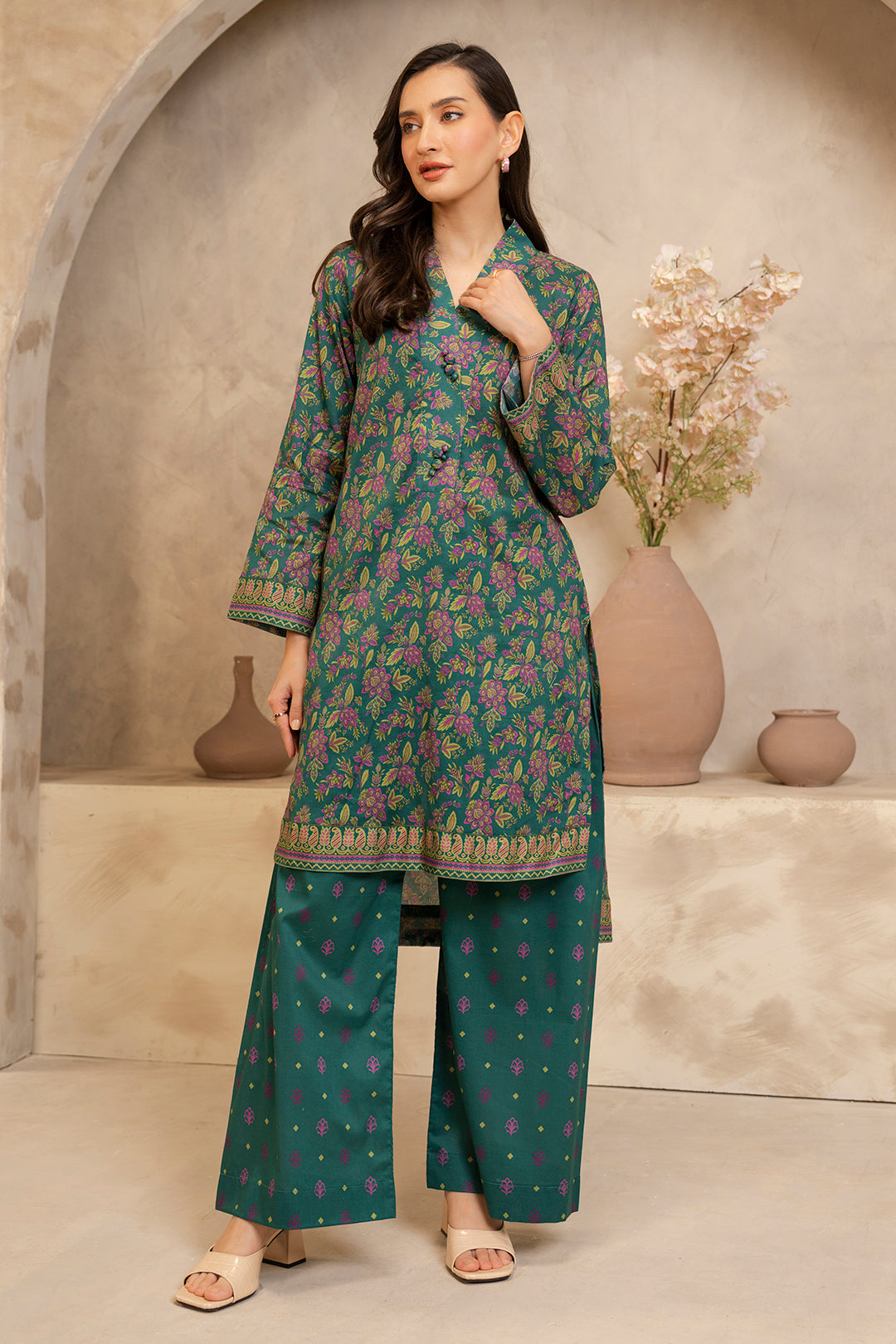 Zellbury | Unstitched 2 Piece Lawn | Shirt Shalwar - 0091 - by - Libasekhas UK - Registered Vendor of : Zellbury Women - 100% Original Designer Dresss