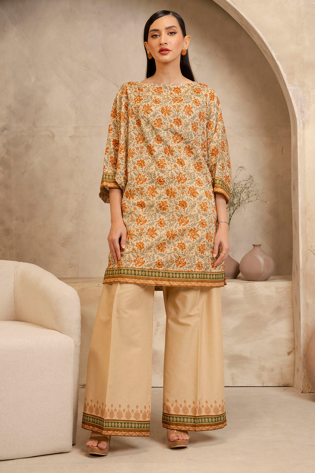 Zellbury | Unstitched 2 Piece Lawn | Shirt Shalwar - 0097 - by - Libasekhas UK - Registered Vendor of : Zellbury Women - 100% Original Designer Dresss