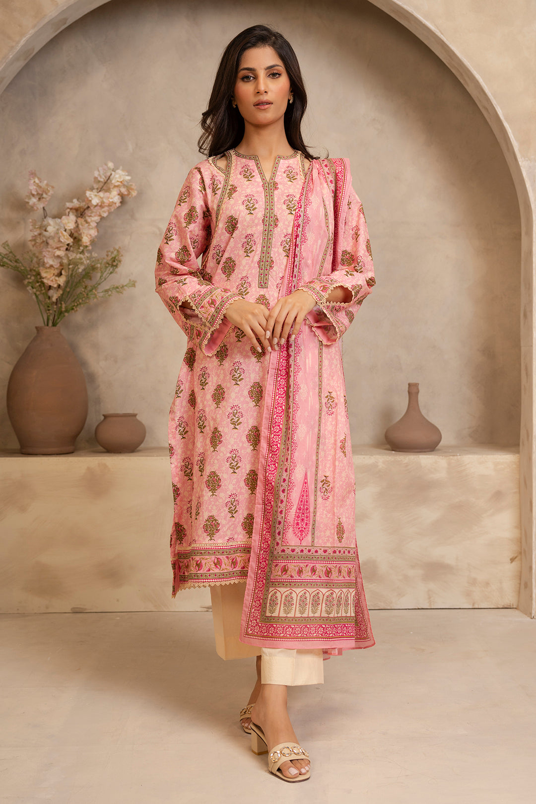 Zellbury | Unstitched 2 Piece Lawn | Shirt Dupatta - 0157 - by - Libasekhas UK - Registered Vendor of : Zellbury Women - 100% Original Designer Dresss