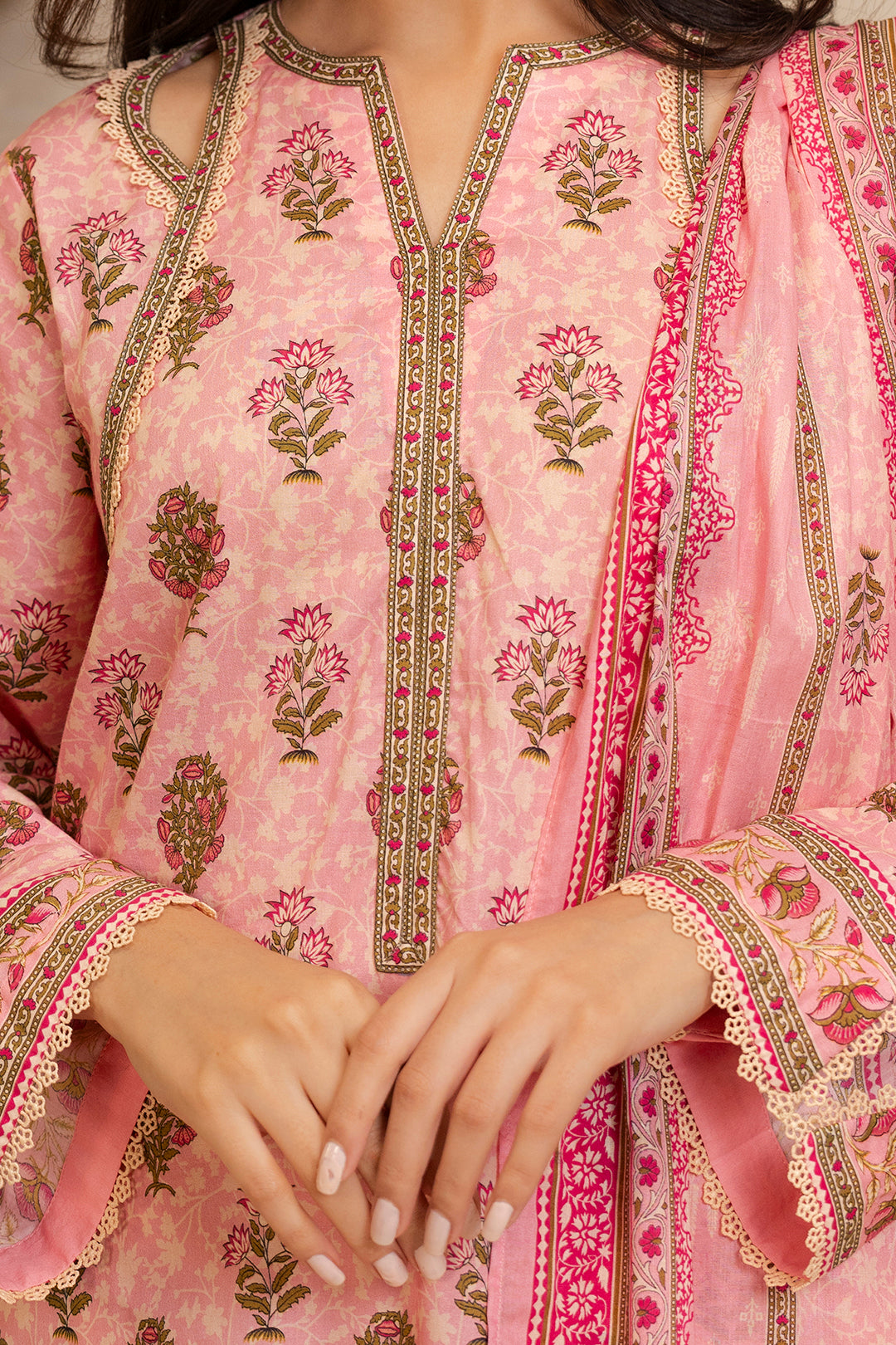 Zellbury | Unstitched 2 Piece Lawn | Shirt Dupatta - 0157 - by - Libasekhas UK - Registered Vendor of : Zellbury Women - 100% Original Designer Dresss