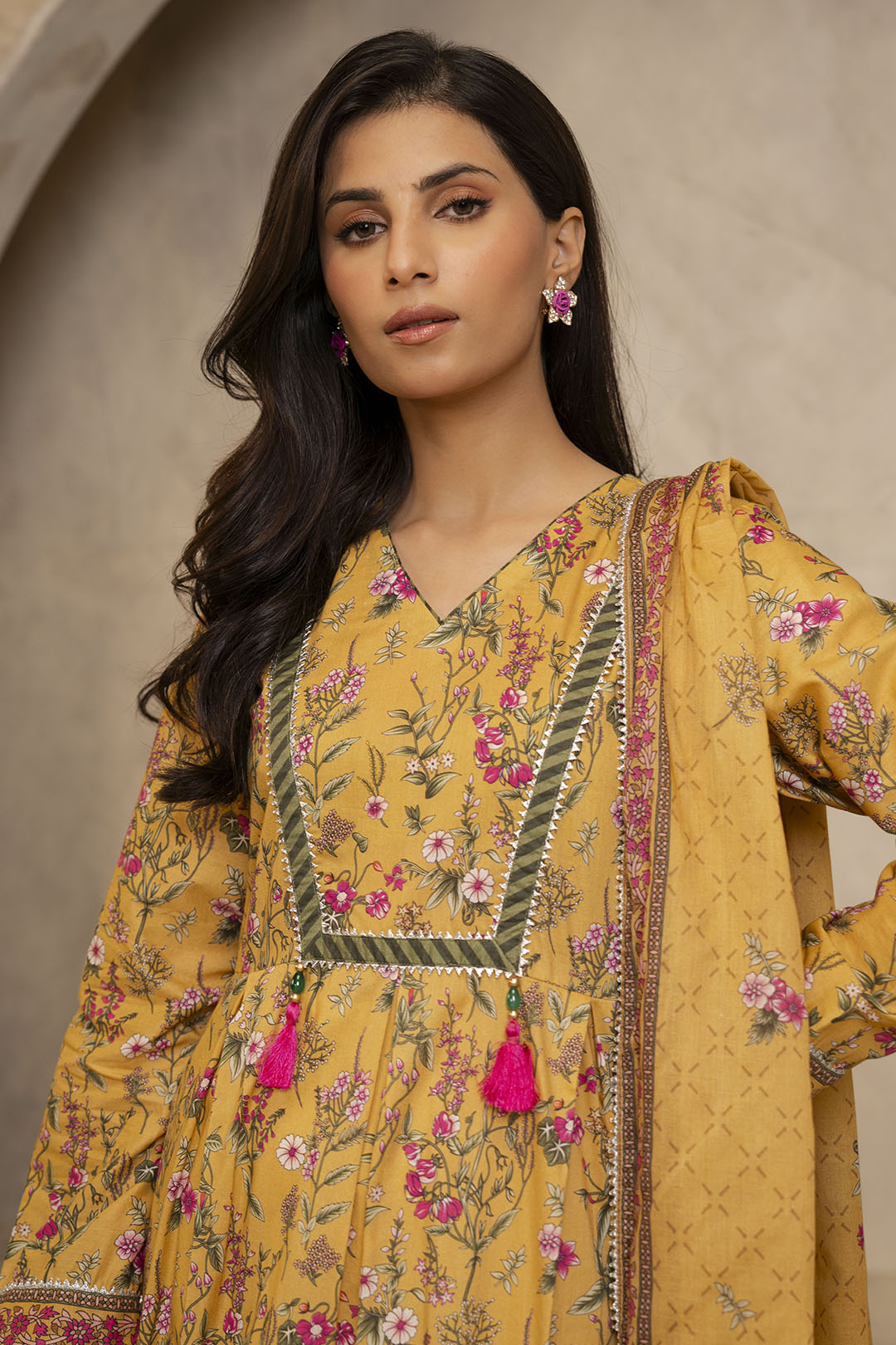 Zellbury | Unstitched 2 Piece Lawn | Shirt Dupatta - 0159 - by - Libasekhas UK - Registered Vendor of : Zellbury Women - 100% Original Designer Dresss
