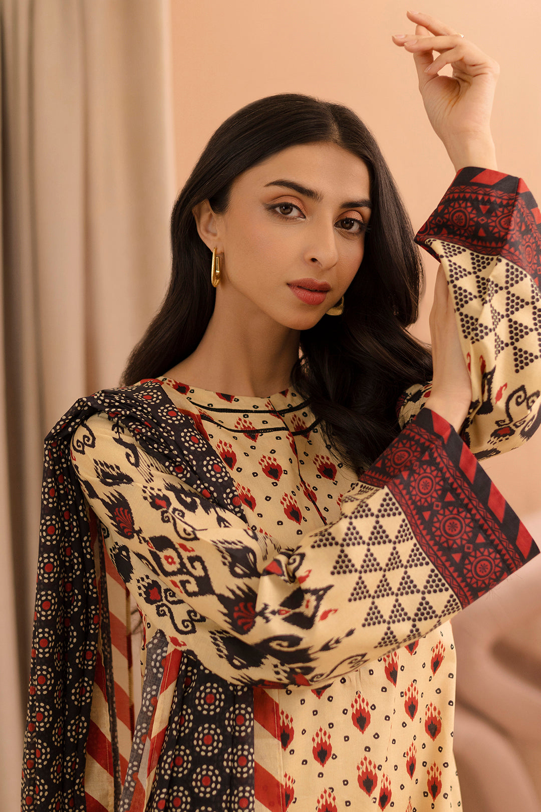 Zellbury | Unstitched 2 Piece Lawn | Shirt Dupatta - 0160 - by - Libasekhas UK - Registered Vendor of : Zellbury Women - 100% Original Designer Dresss
