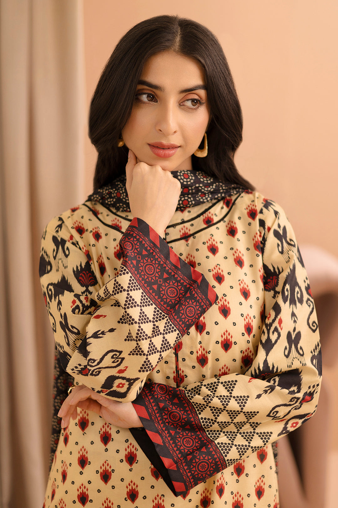 Zellbury | Unstitched 2 Piece Lawn | Shirt Dupatta - 0160 - by - Libasekhas UK - Registered Vendor of : Zellbury Women - 100% Original Designer Dresss