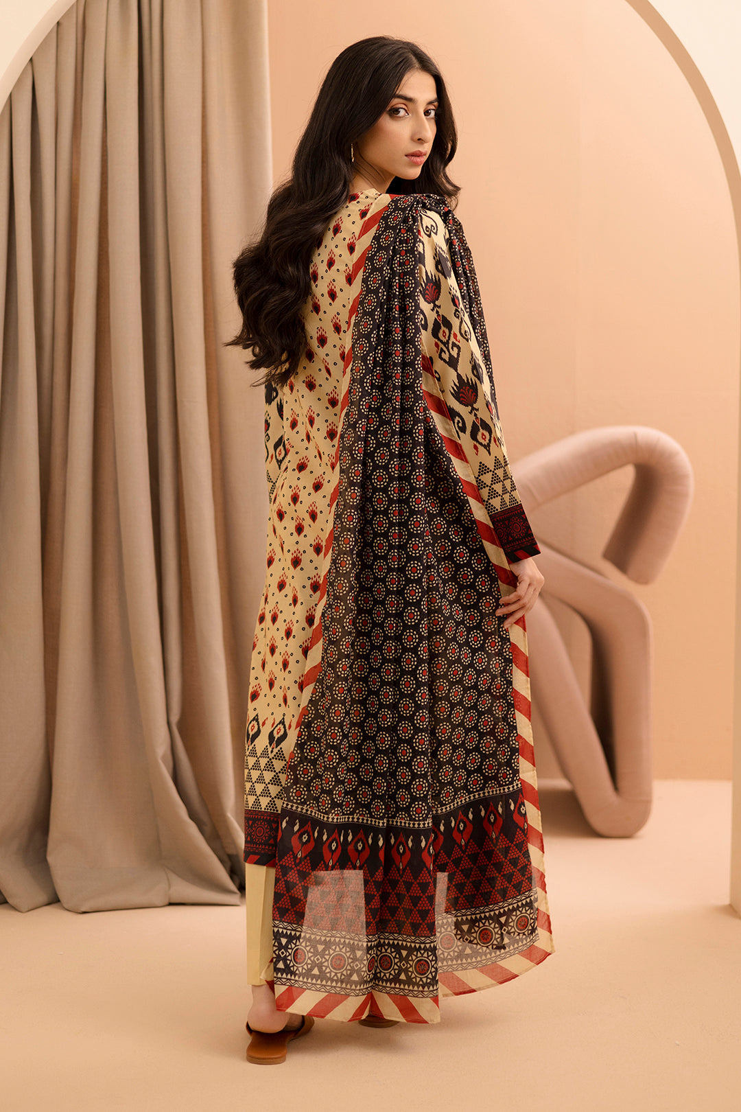 Zellbury | Unstitched 2 Piece Lawn | Shirt Dupatta - 0160 - by - Libasekhas UK - Registered Vendor of : Zellbury Women - 100% Original Designer Dresss