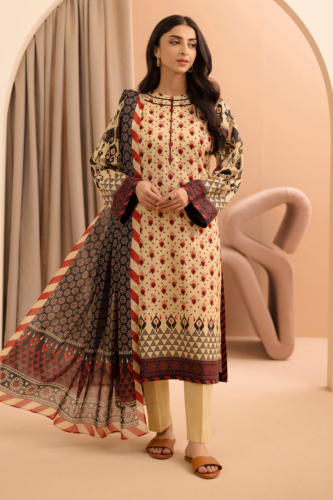 Zellbury | Unstitched 2 Piece Lawn | Shirt Dupatta - 0160 - by - Libasekhas UK - Registered Vendor of : Zellbury Women - 100% Original Designer Dresss