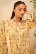 Zellbury | Unstitched 2 Piece Lawn | Shirt Dupatta - 0225 - by - Libasekhas UK - Registered Vendor of : Zellbury Women - 100% Original Designer Dresss