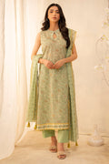 Zellbury | Unstitched 3 Piece Lawn | Shirt Shalwar Dupatta - 0027 - by - Libasekhas UK - Registered Vendor of : Zellbury Women - 100% Original Designer Dresss