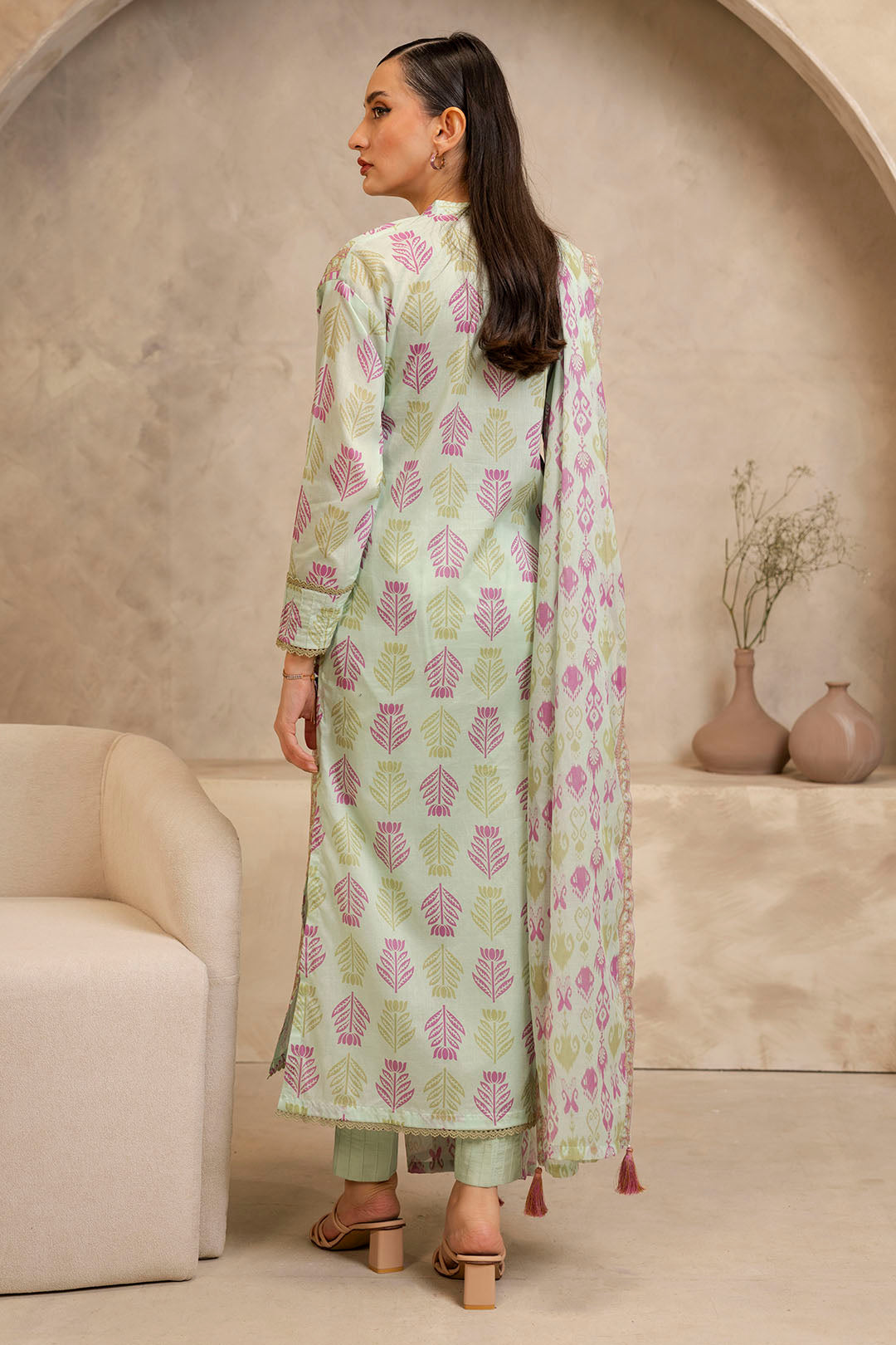 Zellbury | Unstitched 3 Piece Lawn | Shirt Shalwar Dupatta - 0028 - by - Libasekhas UK - Registered Vendor of : Zellbury Women - 100% Original Designer Dresss