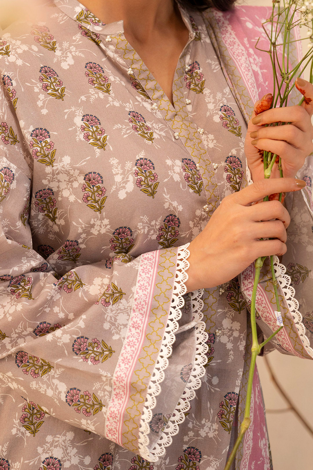 Zellbury | Unstitched 3 Piece Lawn | Shirt Shalwar Dupatta - 0029 - by - Libasekhas UK - Registered Vendor of : Zellbury Women - 100% Original Designer Dresss