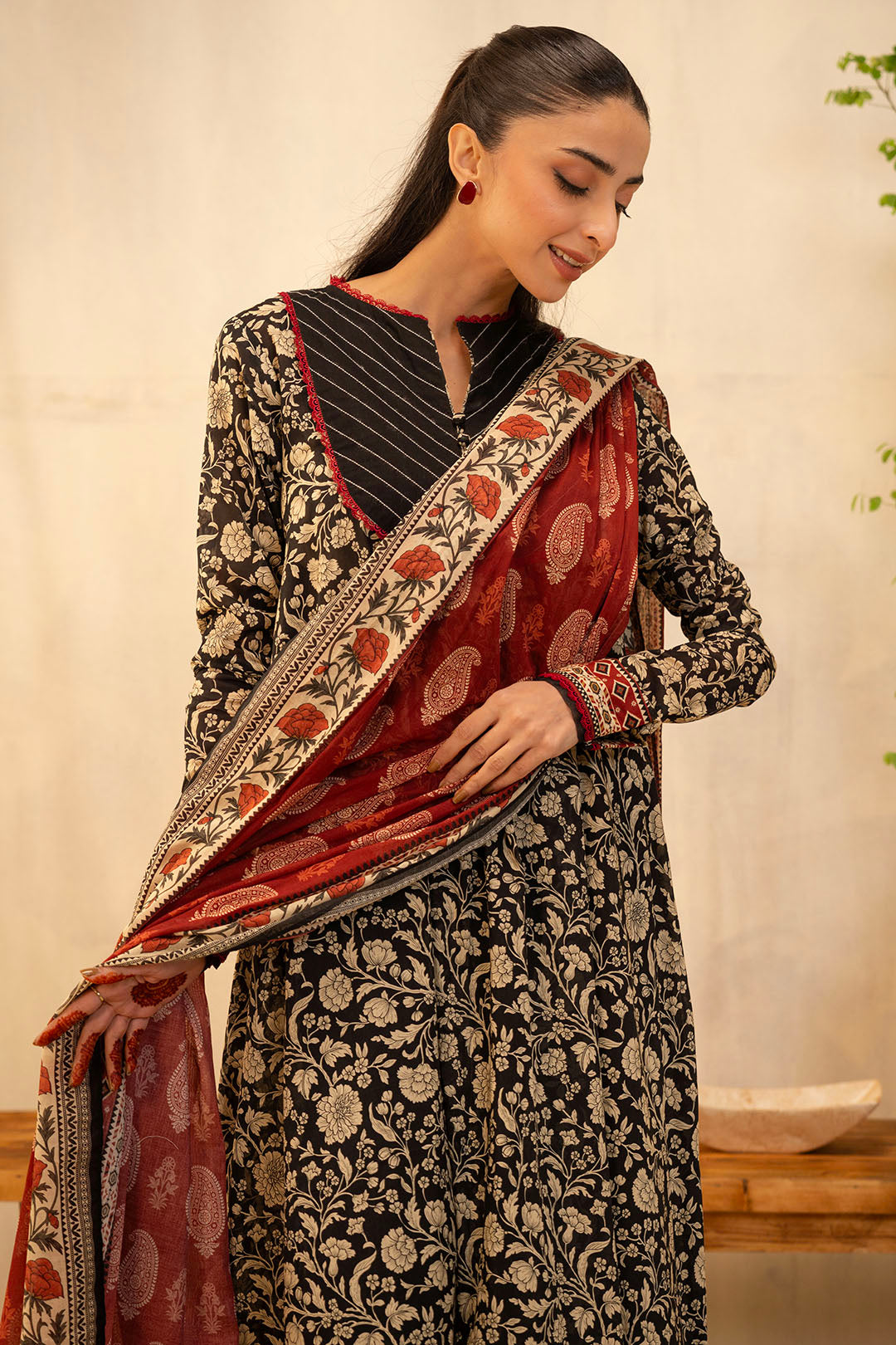 Zellbury | Unstitched 3 Piece Lawn | Shirt Shalwar Dupatta - 0030 - by - Libasekhas UK - Registered Vendor of : Zellbury Women - 100% Original Designer Dresss