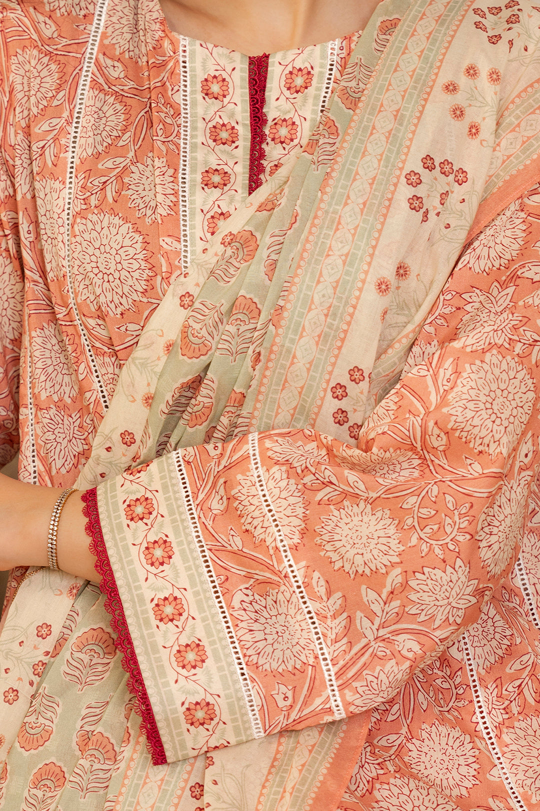 Zellbury | Unstitched 3 Piece Lawn | Shirt Shalwar Dupatta - 0032 - by - Libasekhas UK - Registered Vendor of : Zellbury Women - 100% Original Designer Dresss