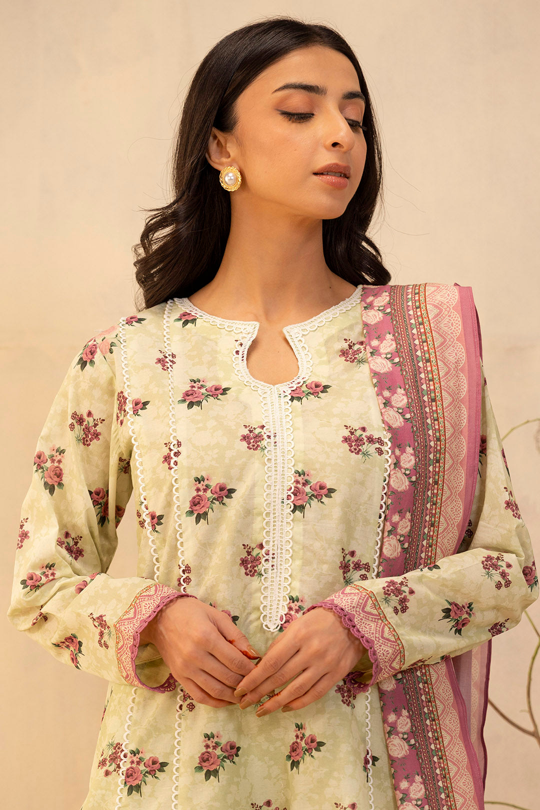 Zellbury | Unstitched 3 Piece Lawn | Shirt Shalwar Dupatta - 0039 - by - Libasekhas UK - Registered Vendor of : Zellbury Women - 100% Original Designer Dresss