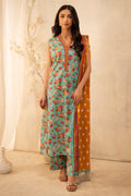 Zellbury | Unstitched 3 Piece Lawn | Shirt Shalwar Dupatta - 0052 - by - Libasekhas UK - Registered Vendor of : Zellbury Women - 100% Original Designer Dresss
