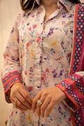 Zellbury | Unstitched 3 Piece Lawn | Shirt Shalwar Dupatta - 0054 - by - Libasekhas UK - Registered Vendor of : Zellbury Women - 100% Original Designer Dresss