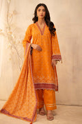 Zellbury | Unstitched 3 Piece Lawn | Shirt Shalwar Dupatta - 0115 - by - Libasekhas UK - Registered Vendor of : Zellbury Women - 100% Original Designer Dresss