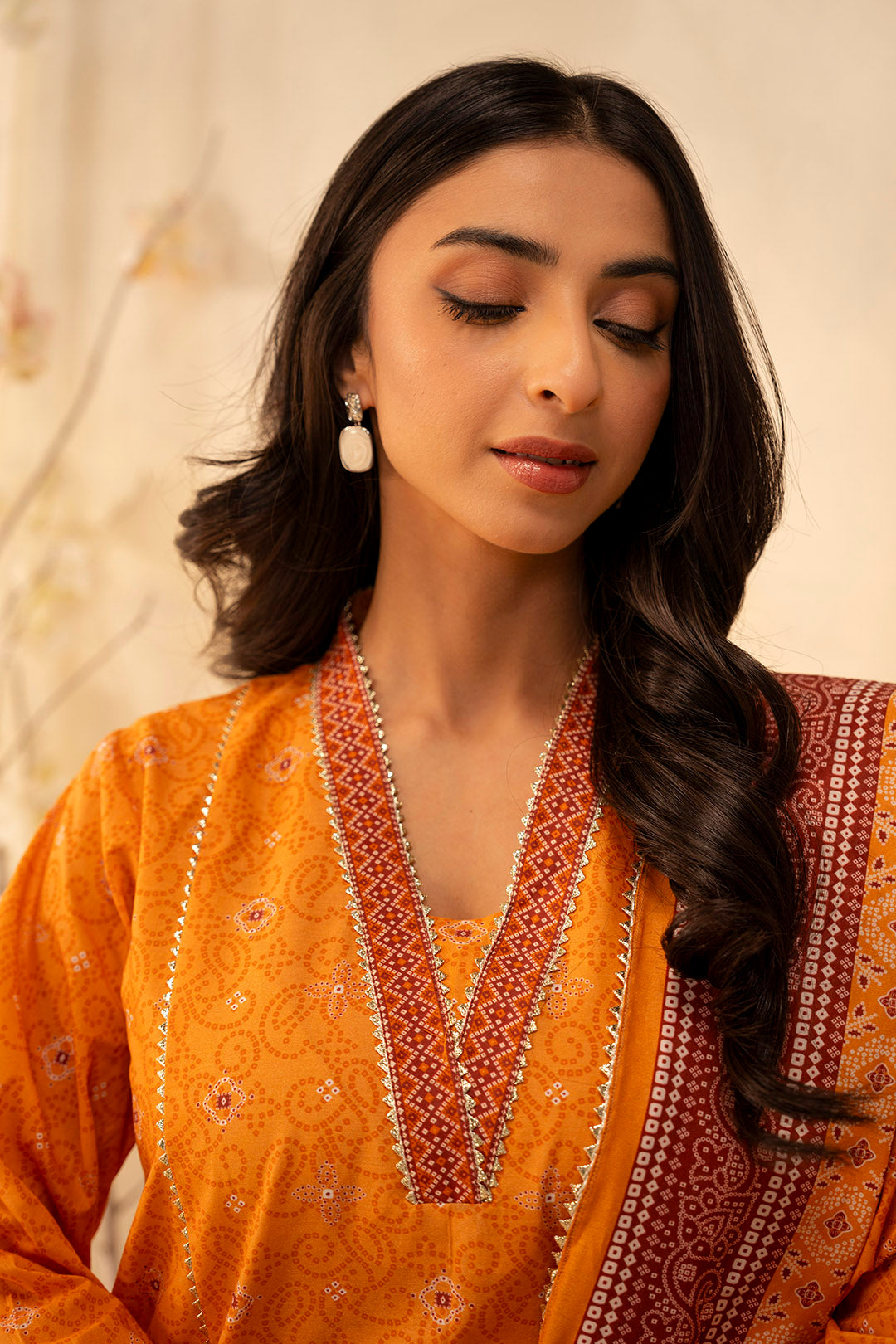 Zellbury | Unstitched 3 Piece Lawn | Shirt Shalwar Dupatta - 0115 - by - Libasekhas UK - Registered Vendor of : Zellbury Women - 100% Original Designer Dresss