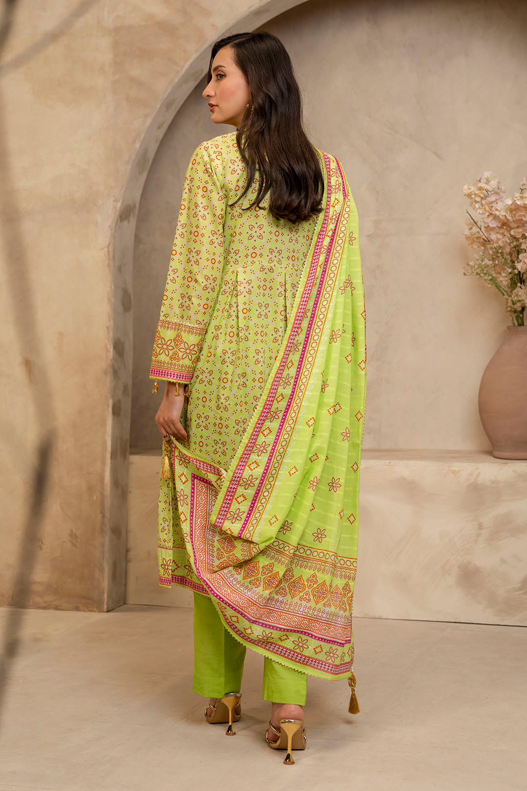 Zellbury | Unstitched 3 Piece Lawn | Shirt Shalwar Dupatta - 0121 - by - Libasekhas UK - Registered Vendor of : Zellbury Women - 100% Original Designer Dresss