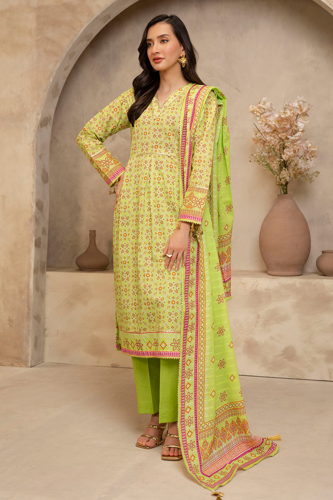 Zellbury | Unstitched 3 Piece Lawn | Shirt Shalwar Dupatta - 0121 - by - Libasekhas UK - Registered Vendor of : Zellbury Women - 100% Original Designer Dresss