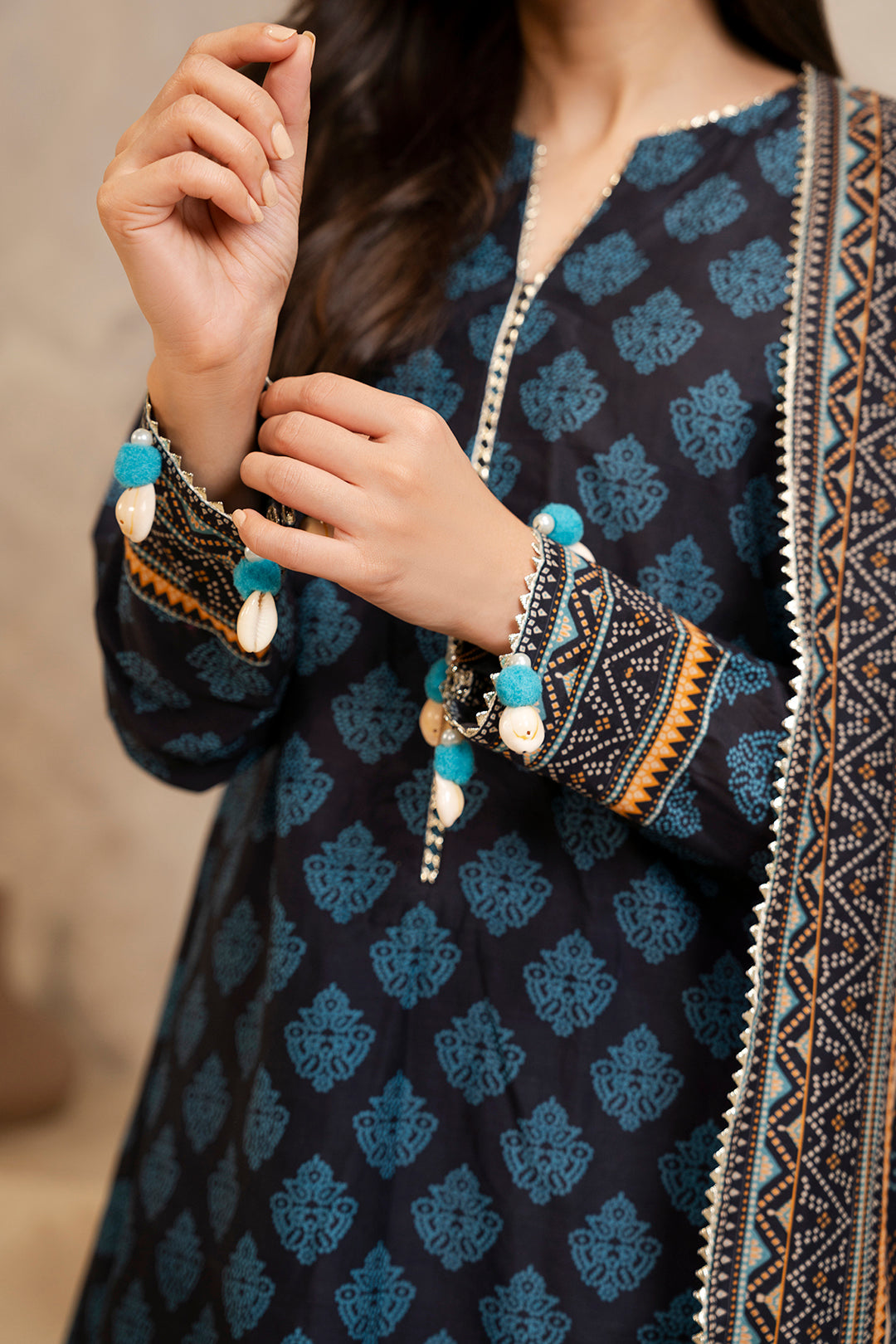 Zellbury | Unstitched 3 Piece Lawn | Shirt Shalwar Dupatta - 0125 - by - Libasekhas UK - Registered Vendor of : Zellbury Women - 100% Original Designer Dresss