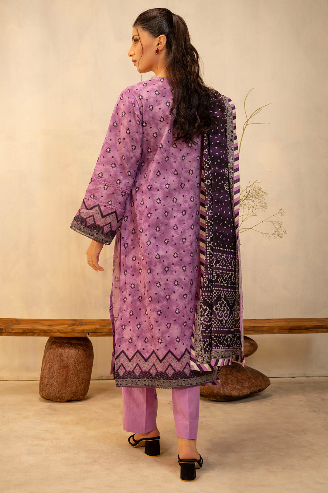Zellbury | Unstitched 3 Piece Lawn | Shirt Shalwar Dupatta - 0126 - by - Libasekhas UK - Registered Vendor of : Zellbury Women - 100% Original Designer Dresss