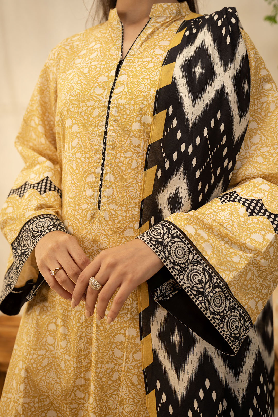 Zellbury | Unstitched 3 Piece Lawn | Shirt Shalwar Dupatta - 0130 - by - Libasekhas UK - Registered Vendor of : Zellbury Women - 100% Original Designer Dresss
