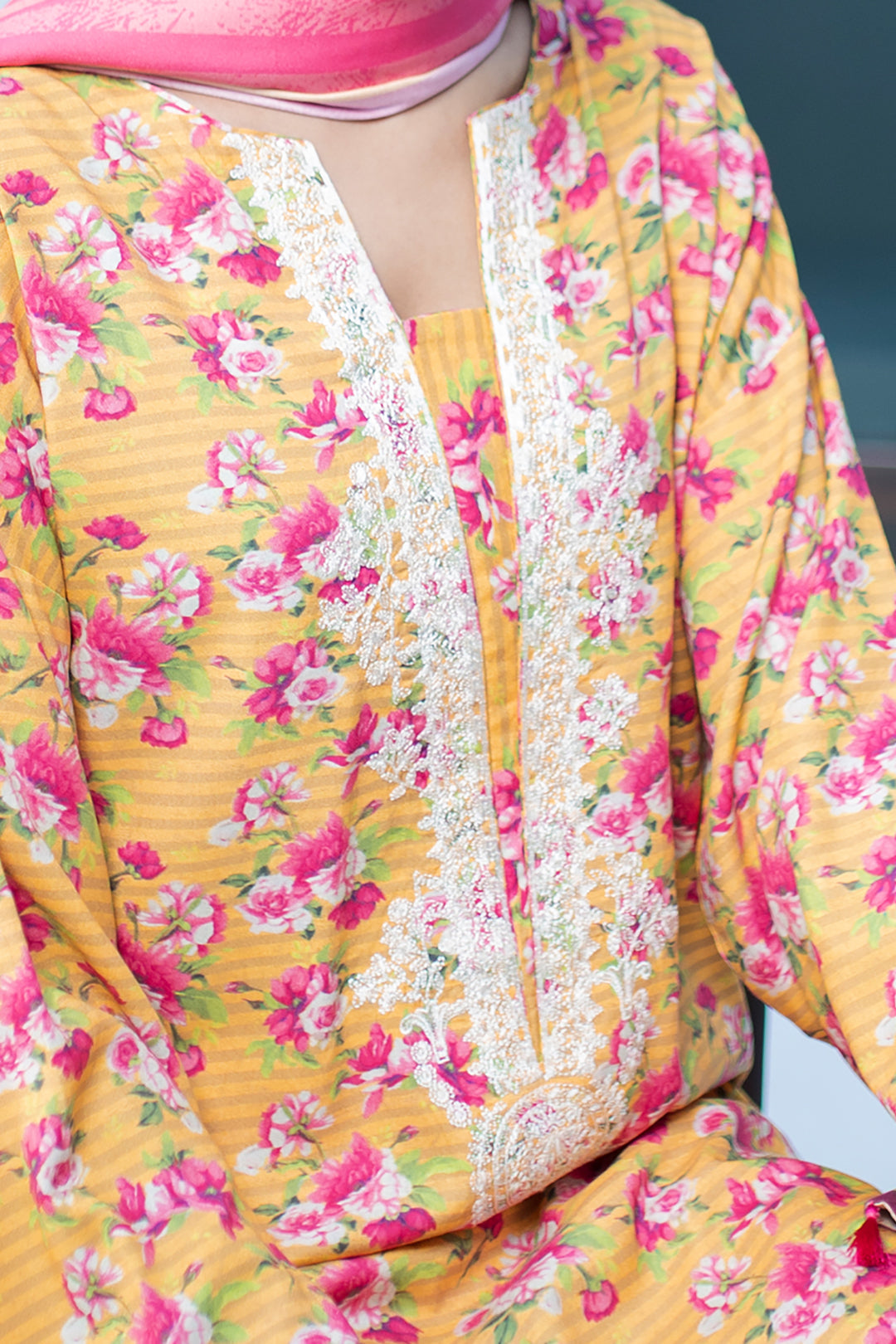 Zellbury | Unstitched 3 Piece Viscose | Embroidered Shirt Shalwar Dupatta - 0837 - by - Libasekhas UK - Registered Vendor of : Zellbury Women - 100% Original Designer Dresss