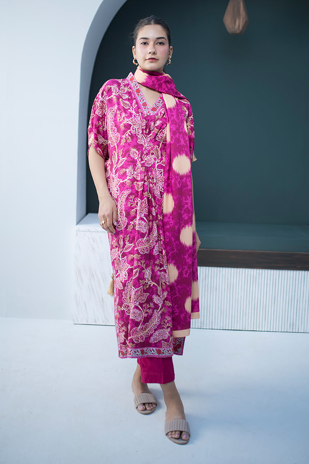 Zellbury | Unstitched 3 Piece Viscose | Shirt Shalwar Dupatta - 0819 - by - Libasekhas UK - Registered Vendor of : Zellbury Women - 100% Original Designer Dresss
