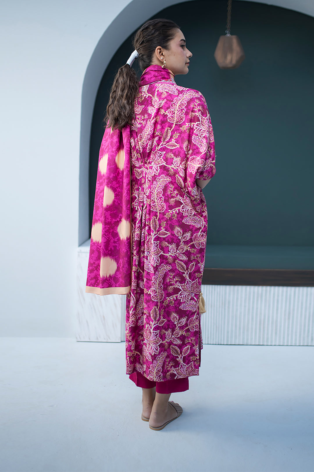 Zellbury | Unstitched 3 Piece Viscose | Shirt Shalwar Dupatta - 0819 - by - Libasekhas UK - Registered Vendor of : Zellbury Women - 100% Original Designer Dresss