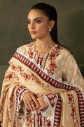 Zellbury | Unstitched 2 Piece Khaddar | Embroidered Shirt Dupatta - 0171 - by - Libasekhas UK - Registered Vendor of : Zellbury Women - 100% Original Designer Dresss