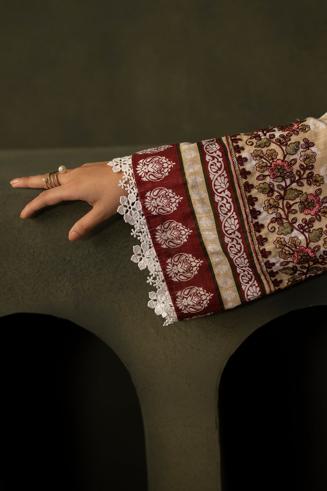 Zellbury | Unstitched 2 Piece Khaddar | Embroidered Shirt Dupatta - 0171 - by - Libasekhas UK - Registered Vendor of : Zellbury Women - 100% Original Designer Dresss