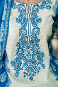 Zellbury | Unstitched 2 Piece Khaddar | Embroidered Shirt Dupatta - 0264 - by - Libasekhas UK - Registered Vendor of : Zellbury Women - 100% Original Designer Dresss