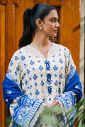 Zellbury | Unstitched 2 Piece Khaddar | Embroidered Shirt Dupatta - 0265 - by - Libasekhas UK - Registered Vendor of : Zellbury Women - 100% Original Designer Dresss