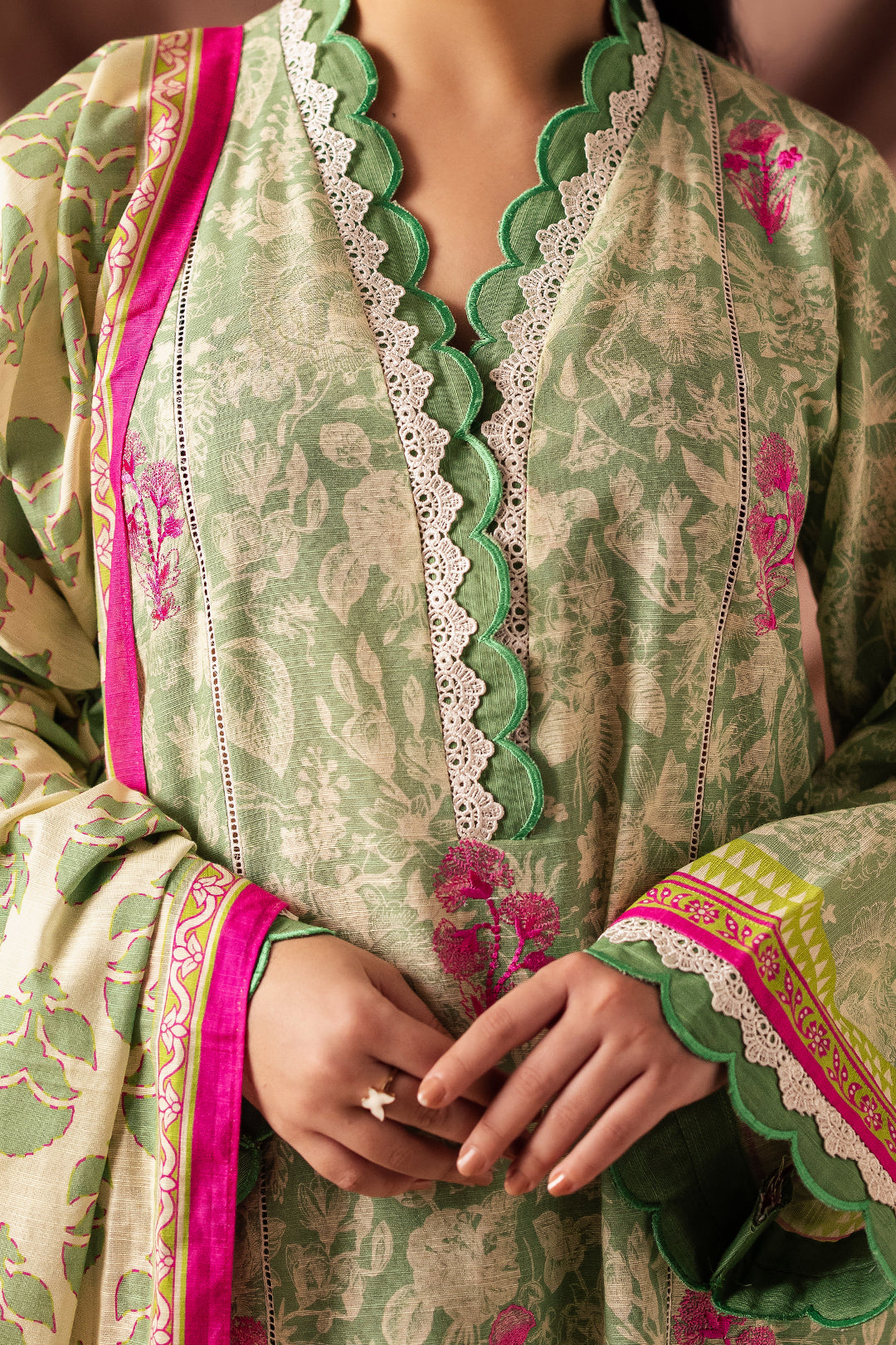 Zellbury | Unstitched 2 Piece Khaddar | Embroidered Shirt Dupatta - 0266 - by - Libasekhas UK - Registered Vendor of : Zellbury Women - 100% Original Designer Dresss