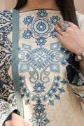 Zellbury | Unstitched 2 Piece Khaddar | Embroidered Shirt Dupatta - 0349 - by - Libasekhas UK - Registered Vendor of : Zellbury Women - 100% Original Designer Dresss