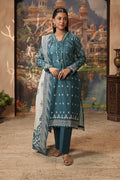Zellbury | Unstitched 2 Piece Khaddar | Embroidered Shirt Dupatta - 0350 - by - Libasekhas UK - Registered Vendor of : Zellbury Women - 100% Original Designer Dresss