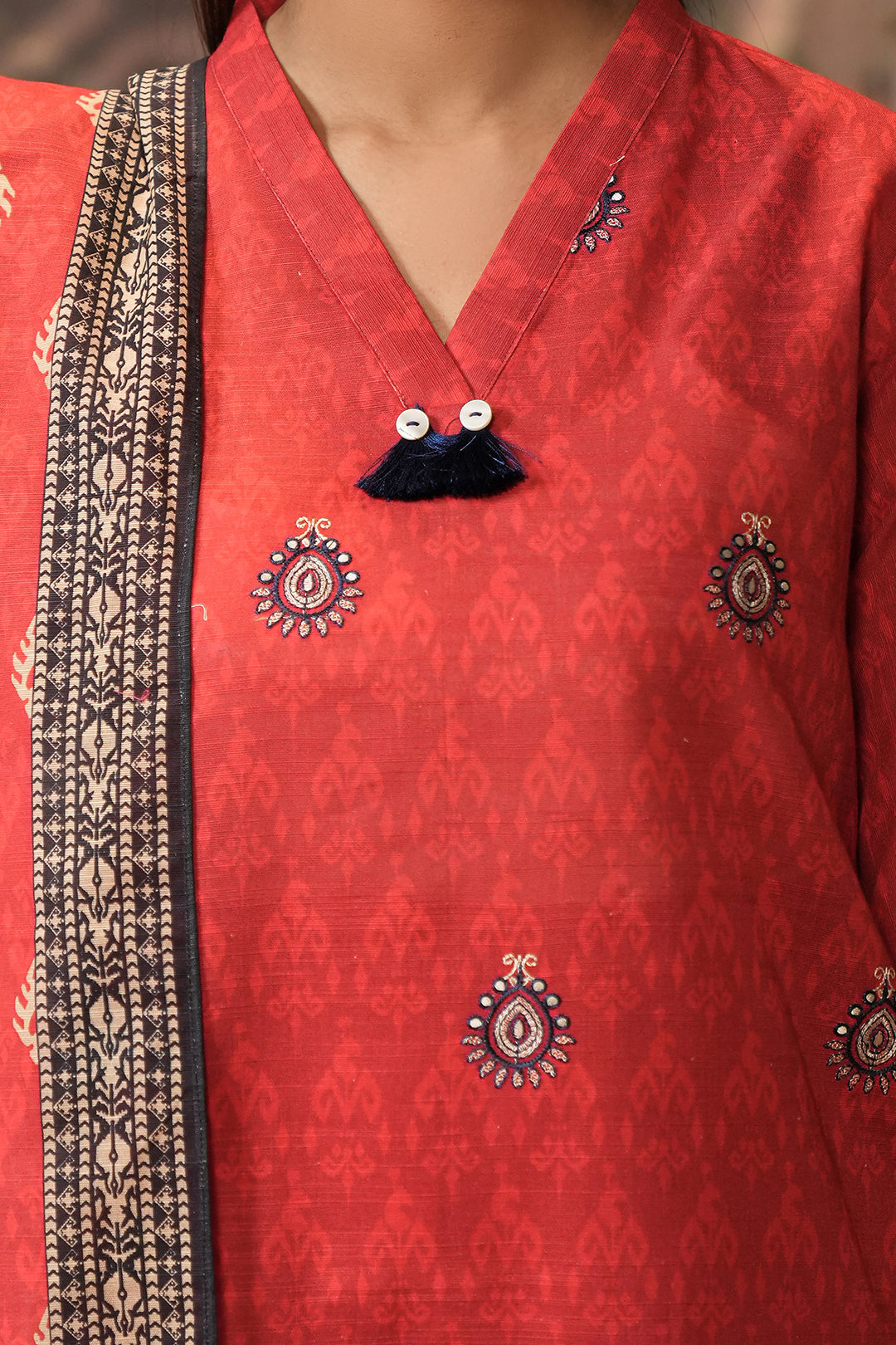 Zellbury | Unstitched 2 Piece Khaddar | Embroidered Shirt Dupatta - 0436 - by - Libasekhas UK - Registered Vendor of : Zellbury Women - 100% Original Designer Dresss