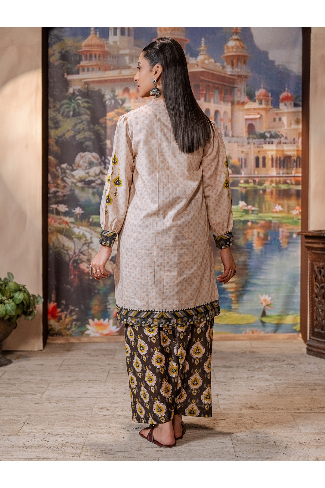 Zellbury | Unstitched 2 Piece Khaddar | Embroidered Shirt Shalwar - 0439 - by - Libasekhas UK - Registered Vendor of : Zellbury Women - 100% Original Designer Dresss