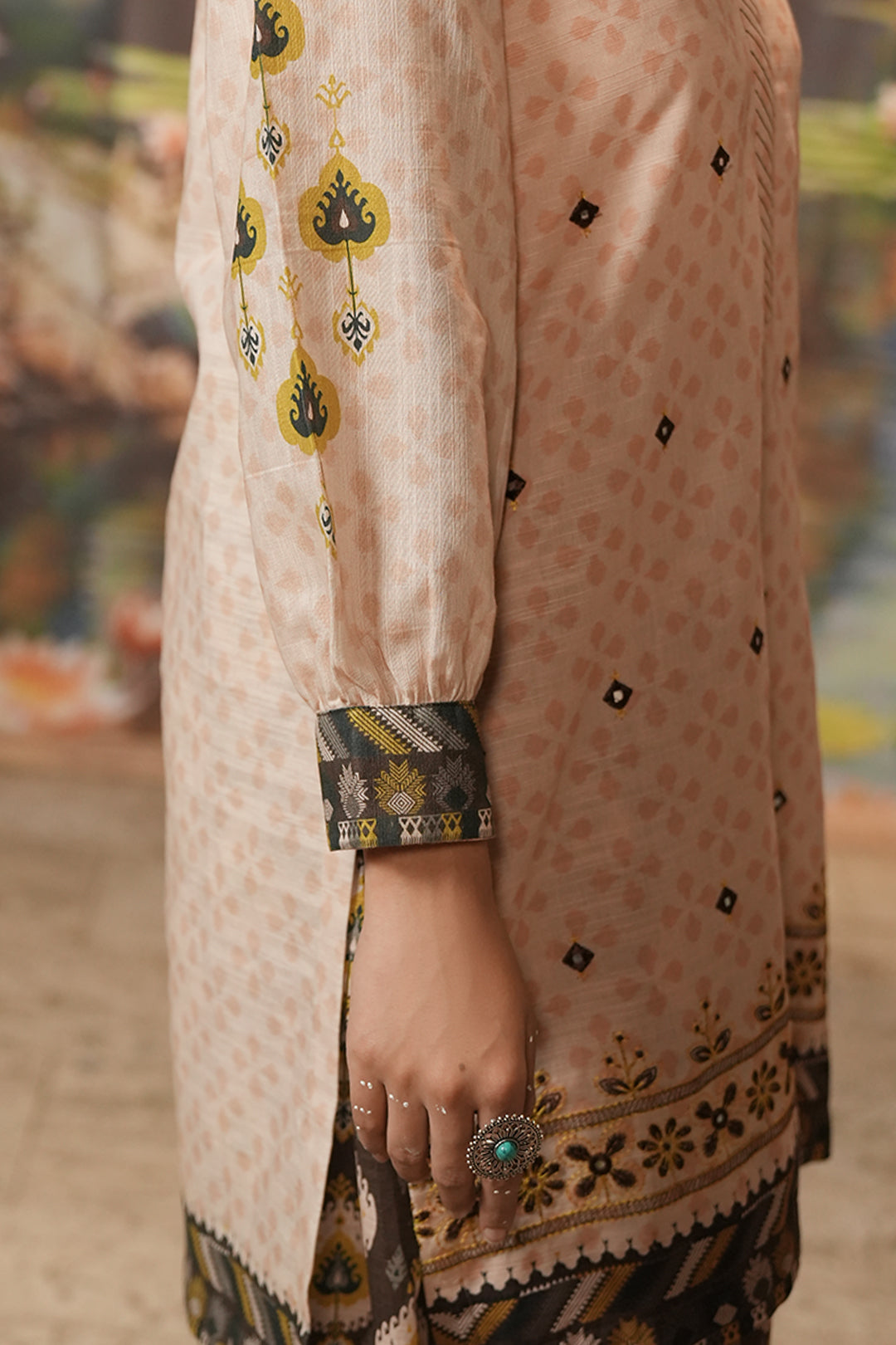 Zellbury | Unstitched 2 Piece Khaddar | Embroidered Shirt Shalwar - 0439 - by - Libasekhas UK - Registered Vendor of : Zellbury Women - 100% Original Designer Dresss