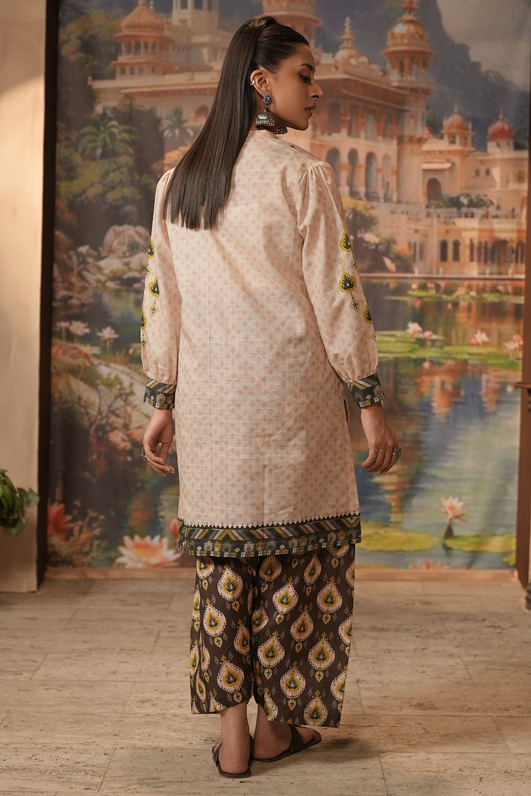 Zellbury | Unstitched 2 Piece Khaddar | Embroidered Shirt Shalwar - 0439 - by - Libasekhas UK - Registered Vendor of : Zellbury Women - 100% Original Designer Dresss